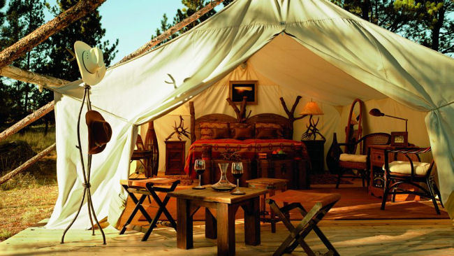 Suite Dreams: Luxury Tented Suites at Montana's Paws Up Resort 