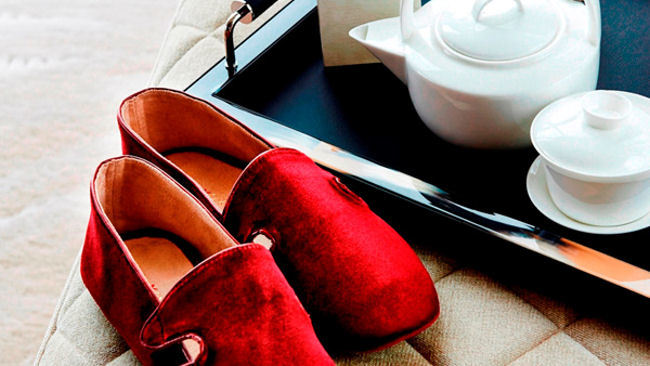 Shangri-La Hotel, At The Shard, London Introduces Luxury Slippers by Beatrix Ong