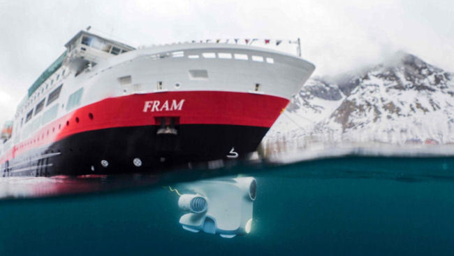 Hurtigruten Expedition Ships Introduce Underwater Explorer Drones