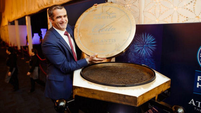 The World Record for Largest Tin of Caviar Just Set in Dubai 