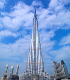 World's Tallest Tower Burj Khalifa is 2,716.5 ft High
