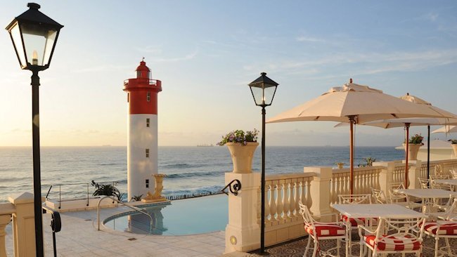 South Africa's Oyster Box Hotel Offers Superb Cuisine & Stunning Surroundings 