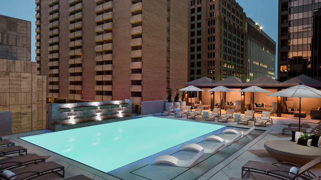 The Adolphus Debuts New Rooftop Pool and Bar