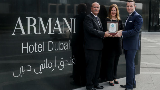 Armani Hotel Dubai Awarded 'Green Globe' Certification