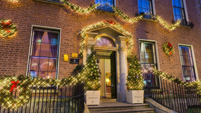 Christmas and New Year at Dublin's Merrion Hotel