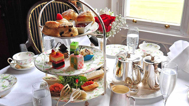 Mrs. White's New Afternoon Tea Menu at Dromoland Castle
