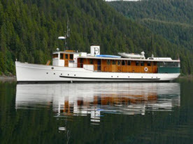Experience an Intimate Alaskan Cruise on a Vintage Private Yacht