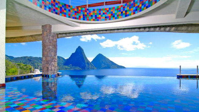 St. Lucia's Jade Mountain Named Number One in the Caribbean