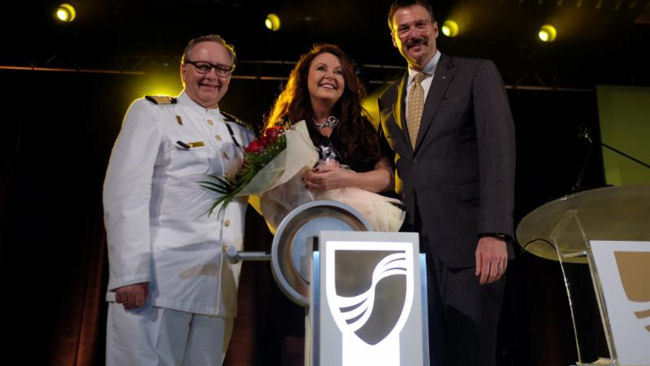 Seabourn Encore Christened in Singapore