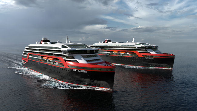 Hurtigruten Reveals New Hybrid Ships 