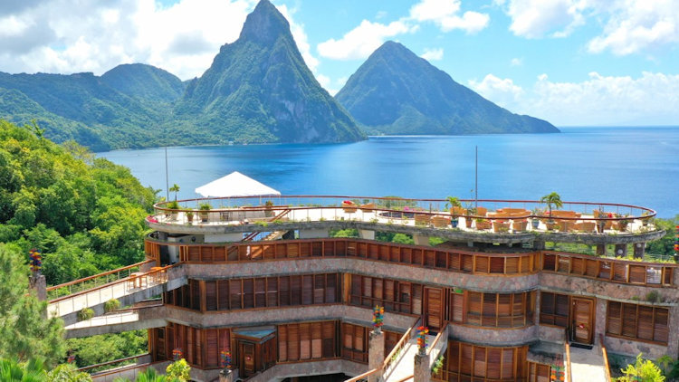 Jade Mountain, St Lucia, Joins Eco-Luxury Community Regenerative Travel 