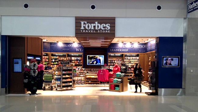 Forbes Opens First-Ever Newsstands in Airports