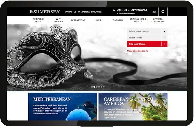Silversea Cruises Introduces New Experiential Website