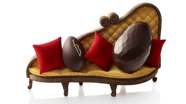 Hotel Fouquet's Barriere's Iconic Chocolate Chaise Lounge