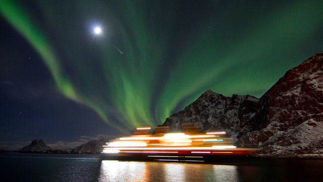 Experience a Northern Lights Voyage with Hurtigruten