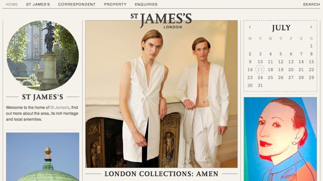 St James's, London, SW1 Launches a New Consumer Website