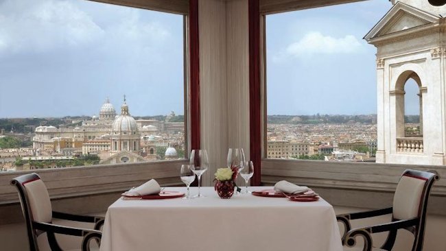 Easter Brunch Overlooking Rome at Hotel Hassler Roma