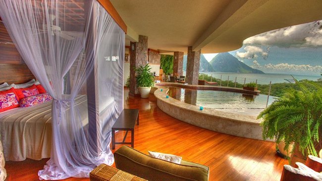 Jade Mountain St. Lucia Tops Most Romantic Holiday List