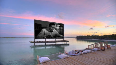 A Cinema in Paradise at Soneva Jani, Maldives