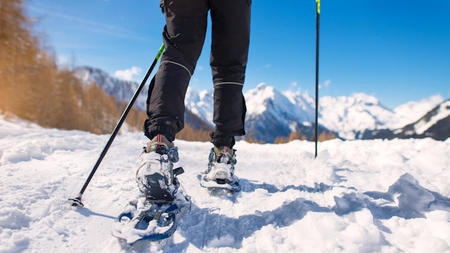 Snow Flotation: Snowshoes or Skis?