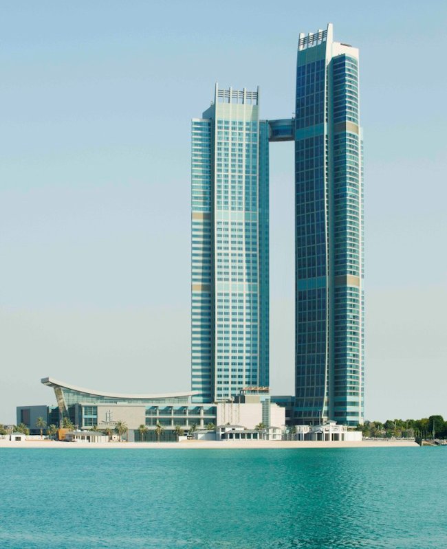 The St. Regis Abu Dhabi towers exterior daytime