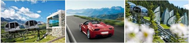 Sports Cars in the Swiss Mountains