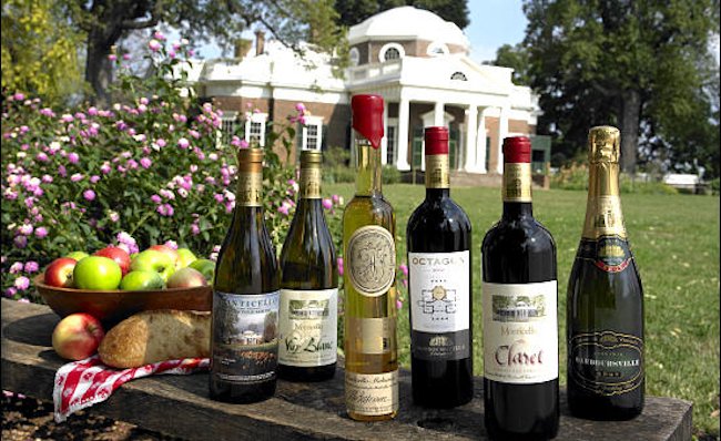 Barboursville wines at Monticello