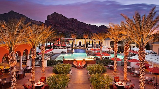 Omni Scottsdale Resort & Spa at Montelucia outdoor fire pit