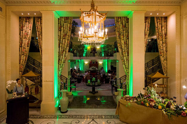 Shangri-La Hotel, Paris green dinners