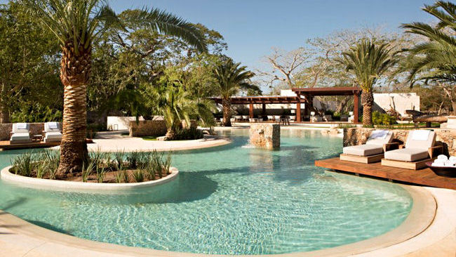 Chablé Spa & Resort pool