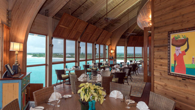 The Abaco Club Cliff House restaurant