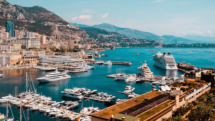 Monaco yacht harbor