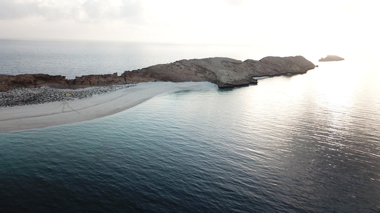 Oman secret islands beach