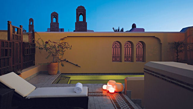 Royal Mansour rooftop pool