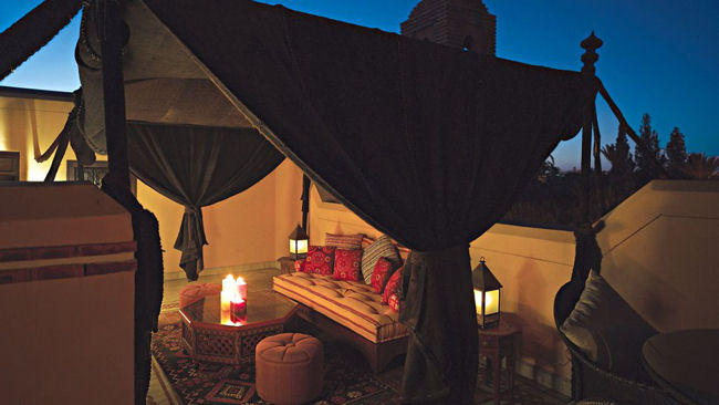 Royal Mansour rooftop tent