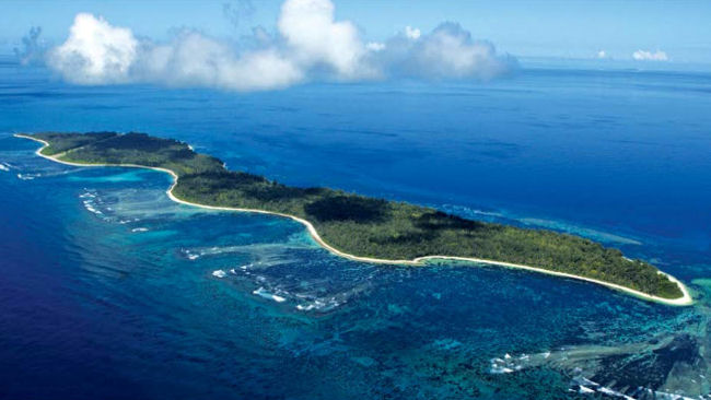 Desroches Island aerial view