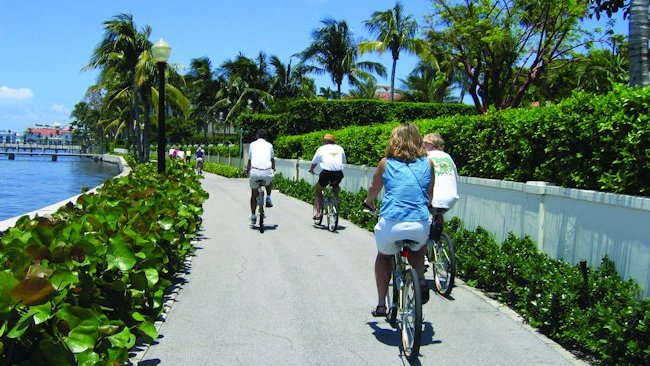 Palm Beach bike path