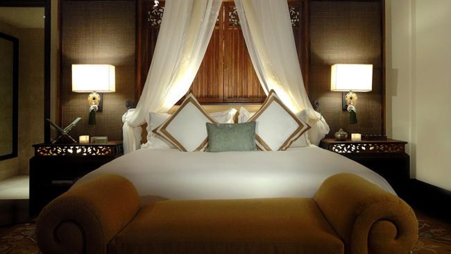 St Regis Bali villa bedroom