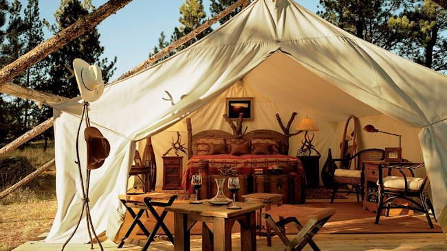 Paws Up luxury tent