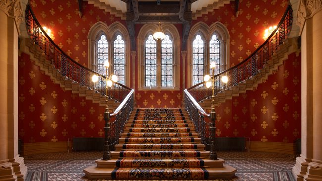 St. Pancras Renaissance London Hotel grand staircase