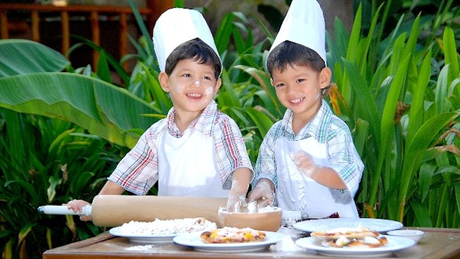 Anantara Hua Hin kids cooking