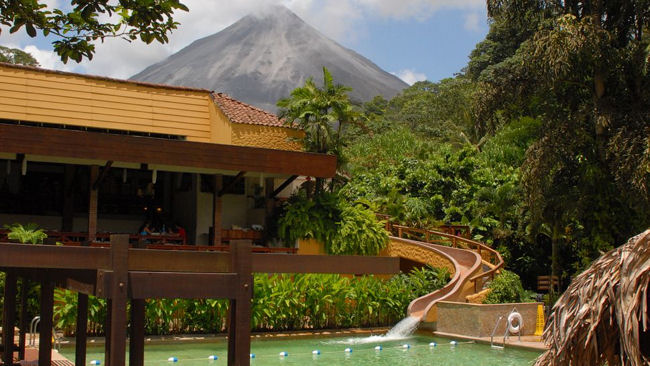 Tabacón Grand Spa Thermal Resort volcano