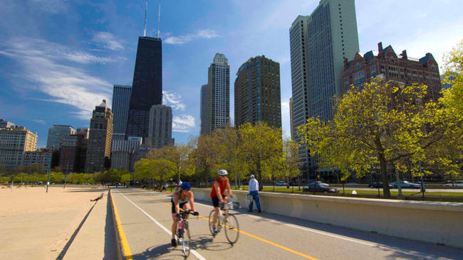 Chicago Lakefront Bike Path