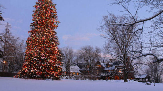 A Magical Winter Weekend at Blantyre, in the Berkshires