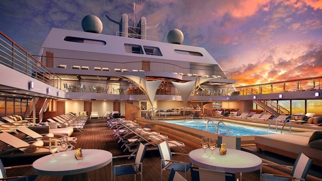 Seabourn Encore Touches Water for First Time Today