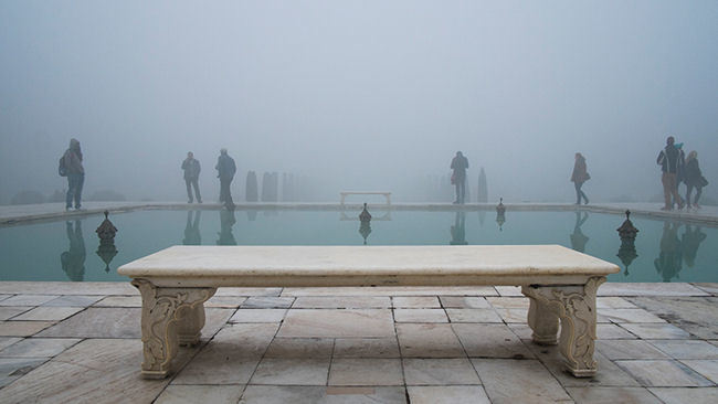 Photographer Oliver Curtis turns his back on the world's most photographed monuments