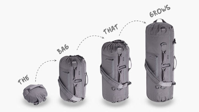 Introducing The Adjustable Bag - The world's most versatile multi-size bag