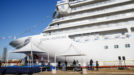 Viking Takes Delivery of Newest Ocean Ship, Neptune