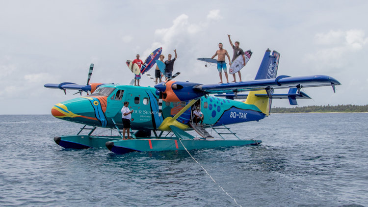 Hang Ten in Champions Territory: Surfing at Four Seasons Resort Kuda Huraa