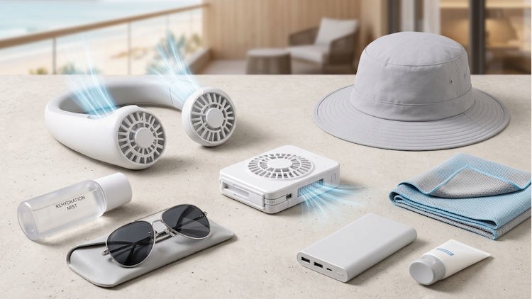 Travel essentials for beating the heat on your next trip